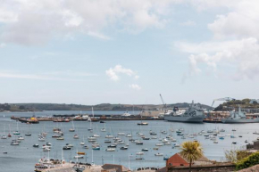 Stunning views over the beautiful Falmouth Harbour